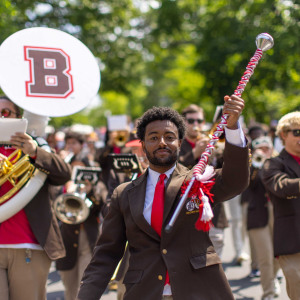 The Brown University Band at Commencement